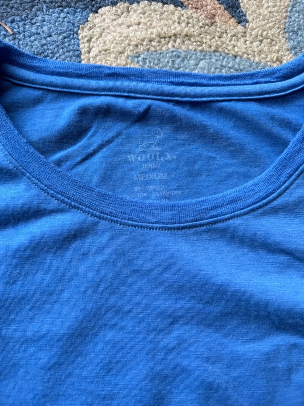 Woolx Women's Jenny 3/4 Sleeve Crew size medium - Picture 3 of 3